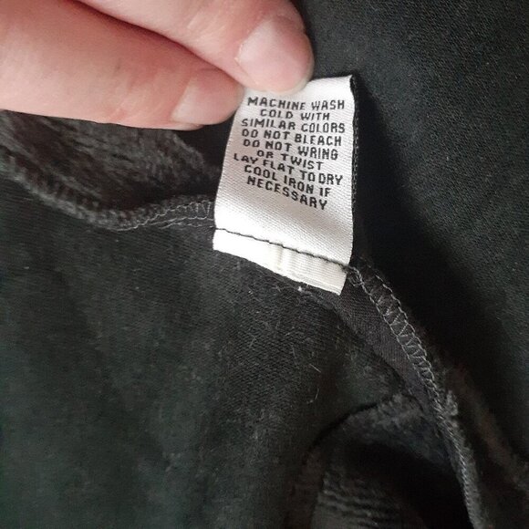 Habitat Women's Size M Charcoal Gray Mixed Media Soft Open Tunic Pockets Vest - Picture 7 of 9